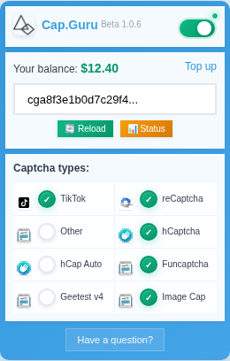 Cap.Guru Plugin
